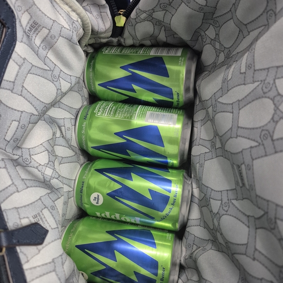 Aimee Kestenberg Deep Blue Velvet Backpack - Picture 12 of 16